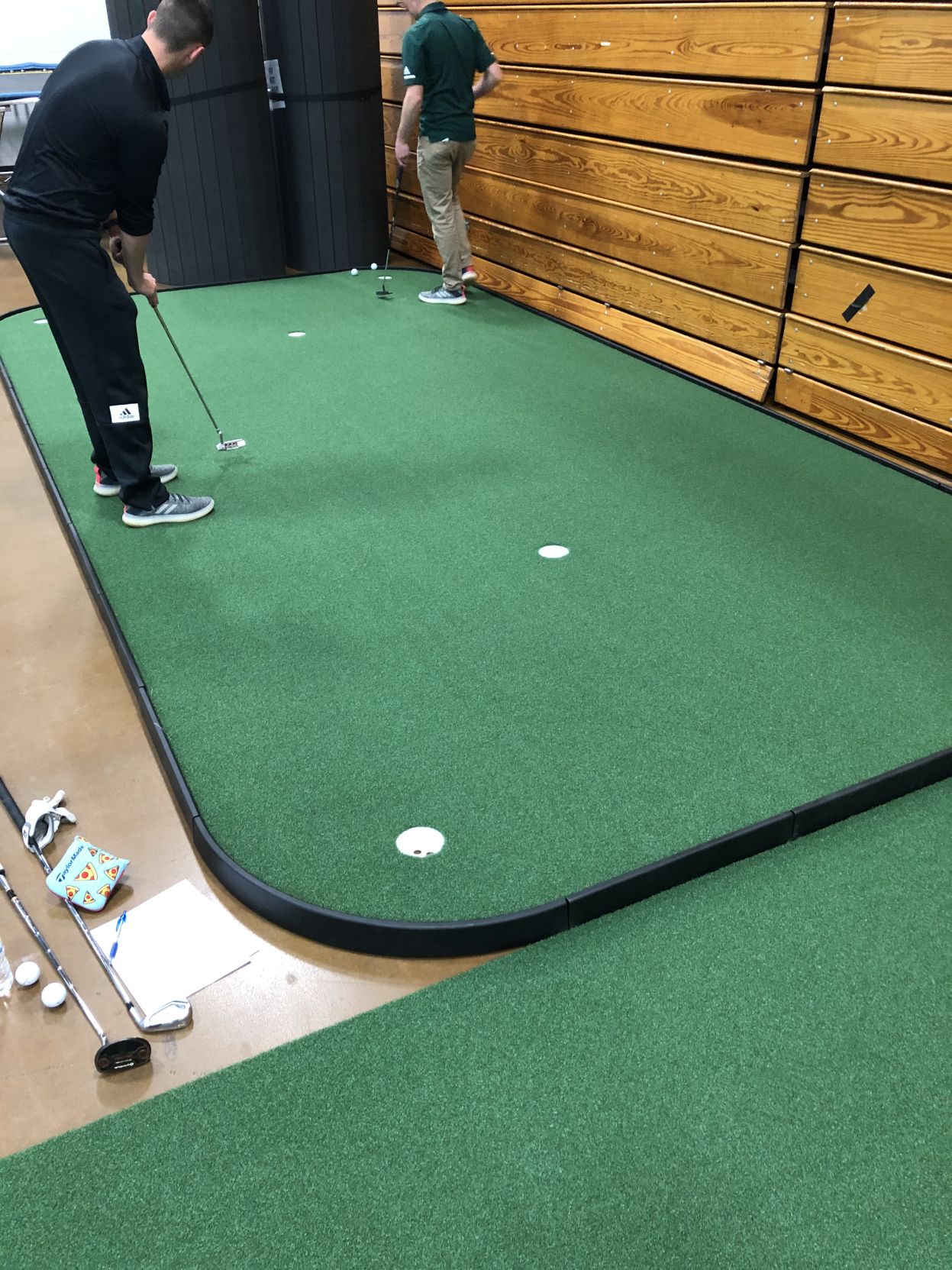 UW-Green Bay indoor golf facility